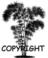 BAMBOO TREE BRAND NEW mounted rubber stamp - €6,51 EUR