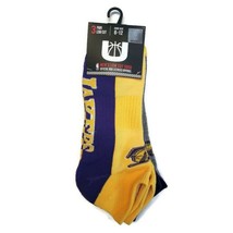 NBA Los Angeles Lakers Mens 3 Pack Of Low Cut Socks Purple Yellow Size 6-12 - £8.62 GBP