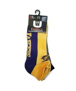 NBA Los Angeles Lakers Mens 3 Pack Of Low Cut Socks Purple Yellow Size 6-12 - £8.57 GBP
