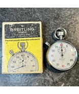 Vintage Breitling Geneve Pocket Stop Watch Wakmann 7 Jewel Swiss Made WORKS - $560.77 CAD