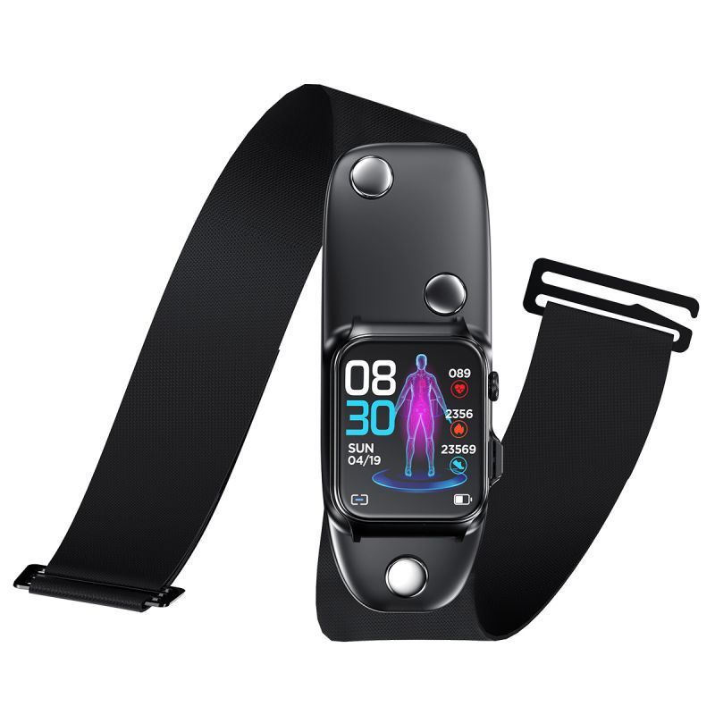 E500 Smart Watch Non-Invasive Blood Glucose Ecg Ppg Body Temperature Blood Oxyge