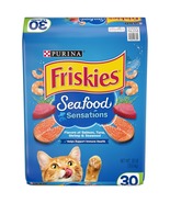 Purina Friskies Seafood Sensations Dry Cat Food, Salmon, Tuna &amp; Shrimp 3... - $25.99