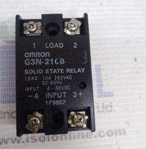 Omron G3N-210B Solid State Relay 1798E7 10A 250VAC Omron Corp. - £37.74 GBP