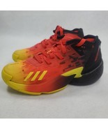 Adidas D.O.N. Issue #4 Youth Kids Size 13K Sneakers Red Yellow Black Pix... - £36.96 GBP