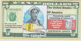 2023 Andy Griffith show Otis Campbell United Drunks of America $5 Novelty Bill . - £2.30 GBP