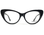Public Eyeworks Brille Rahmen ASHLAND-C01 Schwarz Cat Eye Übergröße 53-1... - $51.05