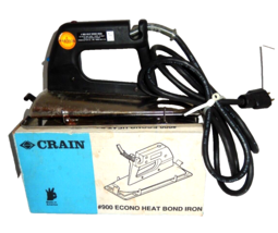 Crain #900 Econo Heat Bond Iron For Carpet Install 800W 7 AMPS Made In T... - £72.27 GBP