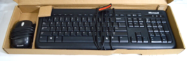Genuine Microsoft Wired Keyboard 400 &amp; Mouse Combo (5MH-00001) - £9.82 GBP