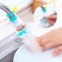 Kitchen 360 Degree Adjustable Kids Bathroom Faucet Extender Water Reach Faucet - £8.68 GBP