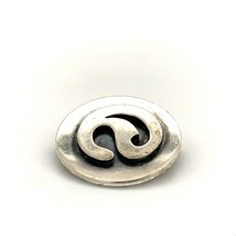 Vintage Signed by Charles H. Cole Handmade Sterling Mid Century Modernist Brooch - £67.06 GBP