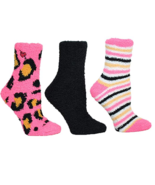 Betsey Johnson 3-pack Girls&#39; Little Cozy Socks, Multi, 6-8  / 9-1  Shoe NWT - $146.41 MXN