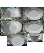 Hutschenreuther Sylvia Gold/ Platinum Bowls  Oval Round  Trays Gravy Boa... - $54.45+