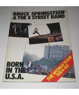 Bruce Springsteen Concert Tour Program Vintage 1984-85 Born In The U.S.A... - $41.10 CAD