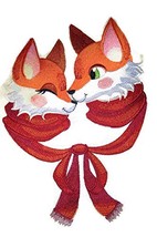 Nature Weaved in Threads, Amazing Animal Kingdom[Snuggling Winter Foxes ] [Custo - £22.56 GBP