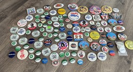 Bush, Carter, Nixon, Clinton, Etc. Lot Of Over 100 Political Pins - $648.12 MXN