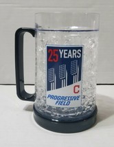 Progressive Field 25 Years Cleveland Indians Pepsi Plastic Freezer Mug Cup New - £18.12 GBP