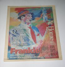 Frank Sinatra Show Newspaper Supplement Vintage 1993 Cover Story Duets C... - $19.99