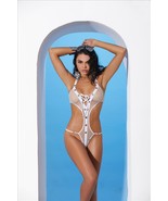 Extreme Micro Mesh Net Lace-Up Monokini One Piece G-String Thong Swimsuit - £18.13 GBP
