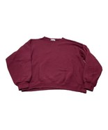 Walt Disney World Plain Maroon Sweatshirt Pullover Size Large - Please Read - £9.41 GBP