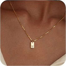 Initial (W) Personalized Dainty Necklace  - $29.42