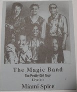 The Magic Band Pretty Girl Tour 1990 Postcard Miami Spice Venice Beach C... - £11.56 GBP