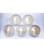 Lot of 5 2005 Australia Silver 1oz Kookaburra (BU Condition) KM# 883 - $11,356.41 MXN