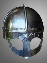 Viking Combat Steel Armor Helmet - £112.88 GBP