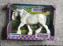 Breyer BENELLI Shire Stallion GLOSSY Breyerfest 2020 Blue Roan Pinto Dra... - £141.53 GBP