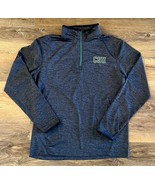 Colorado State University Colosseum Mens Black Marbled LS Shirt 1/4 Zip,... - $33.94 CAD