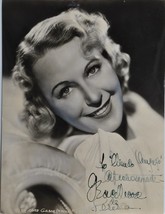 Grace Moore Signed Photo w/COA - £250.60 GBP