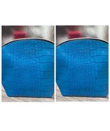 X2 NEW ~ELIZABETH ARDEN faux snake skin Pink  Makeup Cosmetic Travel Bag - $19.17 CAD