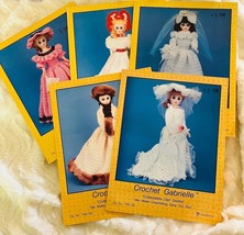 TD CREATIONS CROCHET PATTERNS COLLECTABLE DOLL SERIES 1987 CINDY GABRIEL... - $24.70