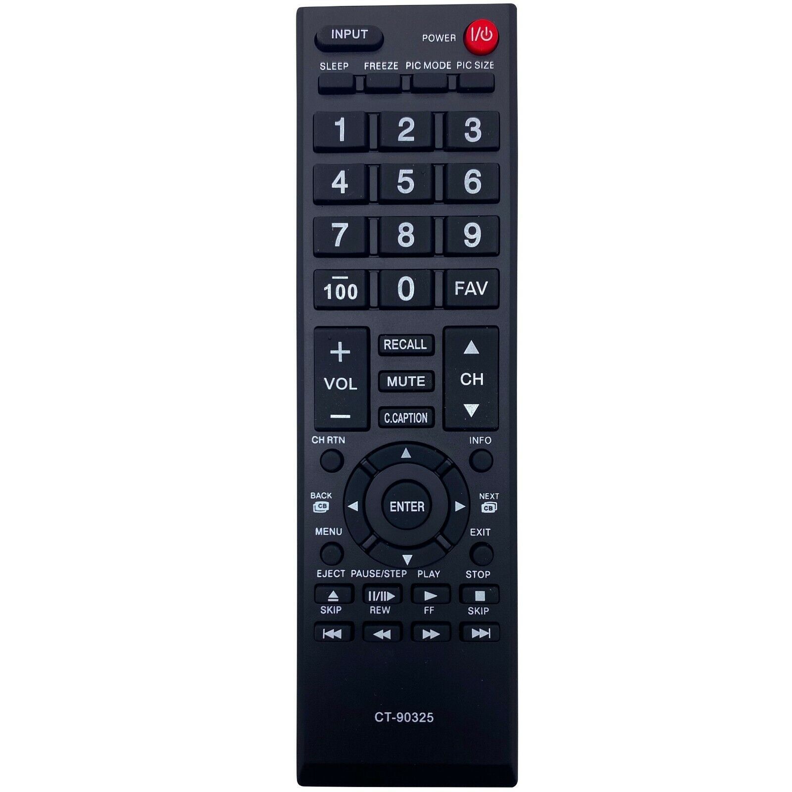 TV Remote Control CT-90325 for Toshiba 22AV600U 26SL400U 32L4200U 39L230... - $19.31
