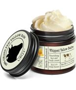 Beef Tallow for Skin - Organic Grass-Fed Whipped Beef Tallow and Honey Balm - $28.99
