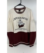 Disney Peter Pan Captain Hook Panel Crewneck SWEATER SIZE XL (med) - £39.04 GBP