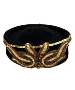 Vintage JenolSequin Embellished Velvet Hat - $46.90 CAD