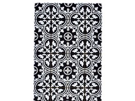 Black and White ornamental floor tile 2X2 construction piece Building Minifigure - £1.37 GBP