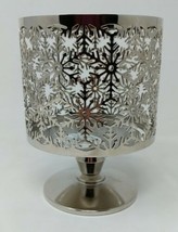 Bath & Body Works Snowflakes 3-Wick Candle Holder Pedestal for 14.5 oz Candle - $24.74