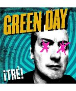 GREEN DAY Tre BANNER 2x2 Ft Fabric Poster Tapestry Flag album cover art - €18,85 EUR