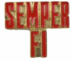 Semper Fi Lapel Pin Or Hat Pin - Veteran Owned Business - £4.46 GBP