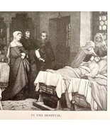 In The Hospital Nuns Nurses Victorian Print 1901 Woman History Ephemera ... - $28.18 CAD