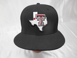 New Era 59FIFTY Texas Tech Sports Cap Hat Baseball Advertising 100% Wool Size 6 - £31.64 GBP