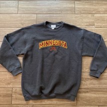 VTG 90s Minnesota University Golden Gophers NCAA Graphic Crewneck Sweatshirt - £35.39 GBP