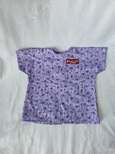 American Girl Bitty Baby Purple Floral Doll Hospital Gown - $8.00