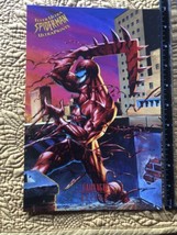 Very Very Rare 1992 Fleer Ultra Spiderman Promo Oversize Print Carnage By Nelson - $18.39