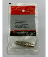 Tv/Cable/Satellite Weatherproof Coax Connectors #278-0236 By RadioShack - $9.38 CAD