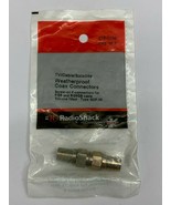 Tv/Cable/Satellite Weatherproof Coax Connectors #278-0236 By RadioShack - £5.38 GBP