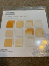 Creative Memories TOTALLY TONAL CANARY Designer Paper Pack (!2 sheets) 2... - $10.40