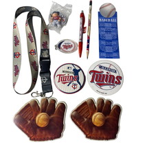 Minnesota Twins TC Baseball Pinback Lanyard Key Chain Magnet Pen Pencil ... - $84.80 MXN