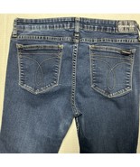 Vintage Calvin Klein Jeans Womens Size 12 x 30” 80s Blue Western Cotton ... - $18.61